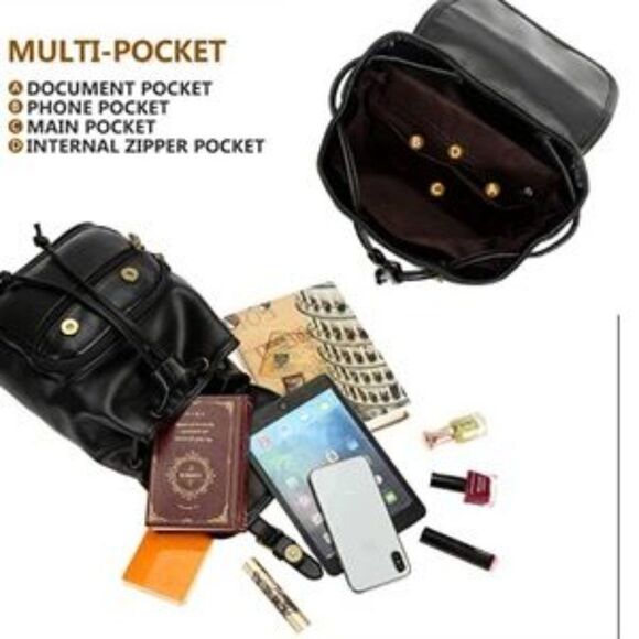 Retro Style Mini Backpack - Picture 7 of 12